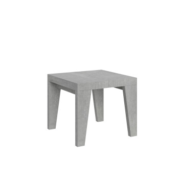 Mesa Naxy D.90 - Mesa extensível 90/246x90 cm Naxy em freixo branco