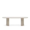 Mesa Nealy em MDF laqueado com acabamento cru, 240 x 100 cm
