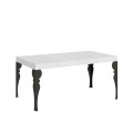 Mesa extensível Paxon Premium 90x130/234 cm com estrutura antracite