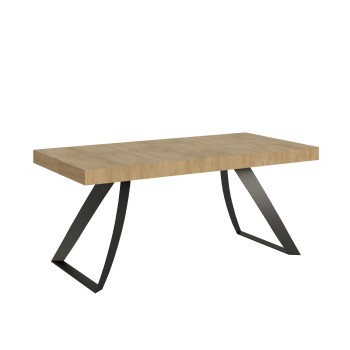 Mesa Proxy Antracite - Mesa extensível 90x180/284 cm com estrutura em freixo branco antracite.