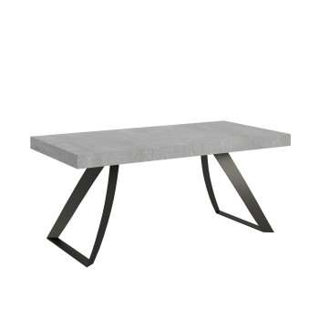 Mesa Proxy Antracite - Mesa extensível 90x180/284 cm com estrutura em freixo branco antracite.