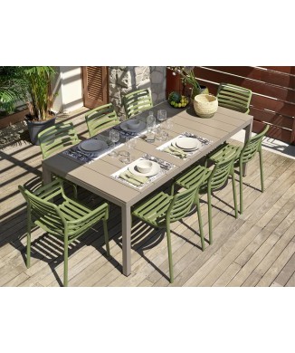 Mesa extensível Rio Alu 210/280