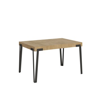 Mesa Rio - Mesa extensível 90x130/234 cm, estrutura em freixo branco antracite.