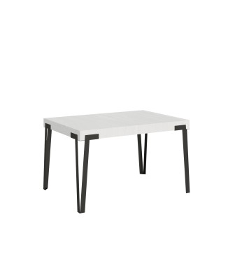 Mesa Rio - Mesa extensível 90x130/234 cm, estrutura em freixo branco antracite.