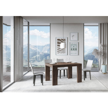 Mesa Roxell Premium D.90 - Mesa extensível 130/234x90 cm Roxell Premium Freixo Branco
