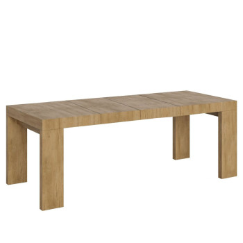 Mesa Roxell Premium D.90 - Mesa extensível 160/264x90 cm Roxell Premium Freixo Branco