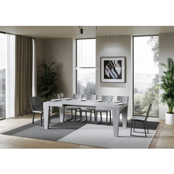 Mesa Spimbo D.90 - Mesa extensível 140/400x90 cm Spimbo Freixo Branco