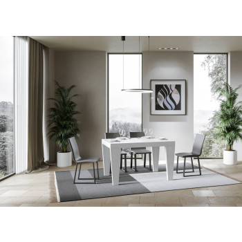 Mesa Spimbo D.90 - Mesa extensível 140/400x90 cm Spimbo Freixo Branco