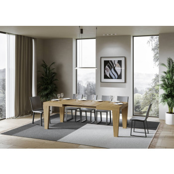 Mesa Spimbo D.90 - Mesa extensível 140/400x90 cm Spimbo Freixo Branco