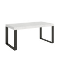 Mesa extensível 90x180/440 cm com estrutura Tecno Premium na cor antracite.