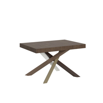 Mesa Volantis Color 4/C P.90 - Mesa extensível 130/234x90 cm Volantis com pés multicoloridos em freixo branco 4/C