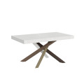 Mesa extensível 90x160/420 cm com estrutura Volantis 4/C