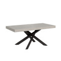 Mesa extensível Volantis 90x200/304 cm com pés em antracite