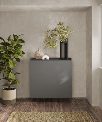 Recipiente alto com 2 portas