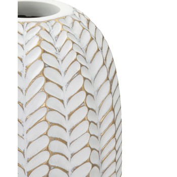 VASO DE FOLHA DE RESINA