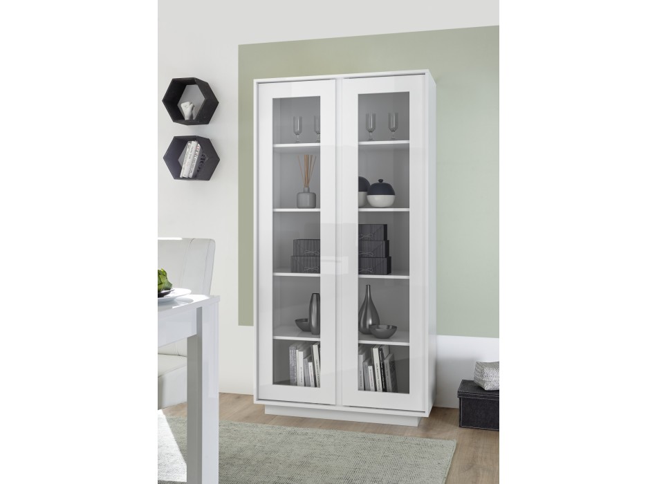 Vitrine expositora ICE com 2 portas, 92x179x43 cm