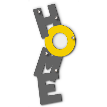 Hem Gul Klädhängare P4817 Pintdecor