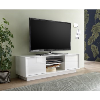 ICE TV-stativ med 2 dörrar 138x44x43 cm