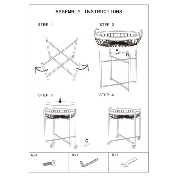 CEBU DUBBEL KORGVAGN MED HJUL