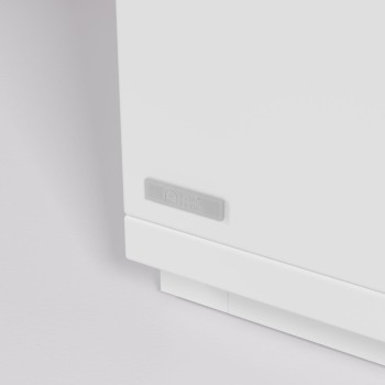 Abilen nattduksbord, ekfaner och vitlack, 53 x 44 cm, FSC 100%