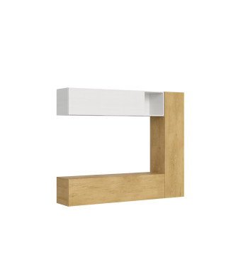 Isoka Compositions - Isoka A14 väggkomposition för vardagsrum B.214 H.173.6 D.39.2