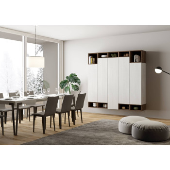 Isoka Compositions - Isoka A35 Väggkomposition för vardagsrum B.200 H.194