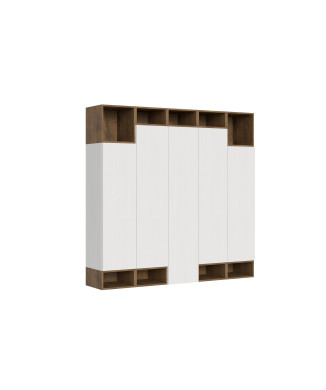 Isoka Compositions - Isoka A35 Väggkomposition för vardagsrum B.200 H.194