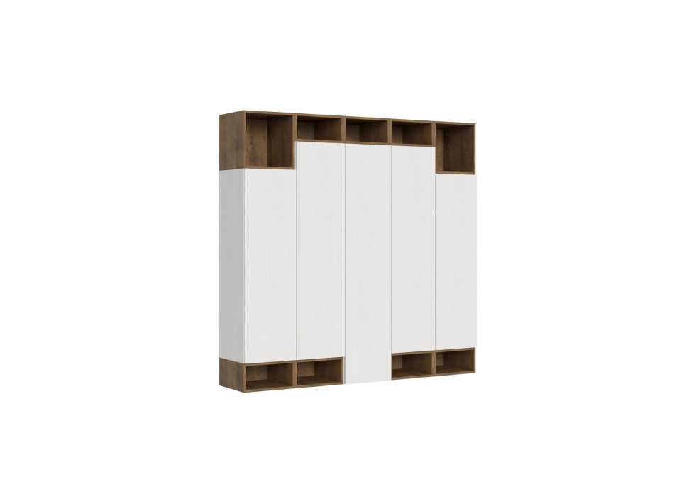 Isoka Compositions - Isoka A35 Väggkomposition för vardagsrum B.200 H.194