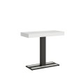 Utdragbart konsolbord 90x40/300 cm Capital Antracit stomme