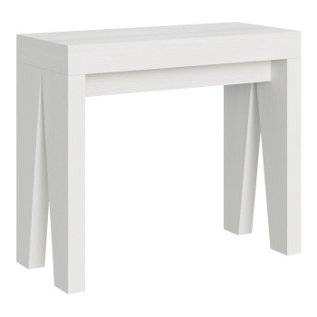 Naxy Konsolbord - Utdragbart Konsolbord 90x40/300 cm Naxy Vit Ask