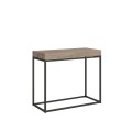Utdragbart konsolbord 90x40/300 cm Nordica Antracit stomme