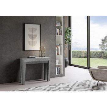 Spimbo Konsolbord - Utdragbart Konsolbord 90x40/300 cm Spimbo Vit Ask