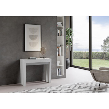 Spimbo Konsolbord - Utdragbart Konsolbord 90x40/300 cm Spimbo Vit Ask