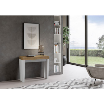 Spimbo Konsolbord - Utdragbart Konsolbord 90x40/300 cm Spimbo Vit Ask