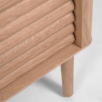 Lenon skänk med 2 dörrar och 3 lådor i trä och faner MIX Credit