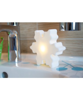 Lysande snökristall Micro 12 USB-C 32604 8 säsonger design