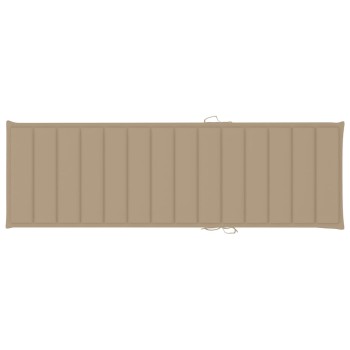 Tygdyna till solsäng, 200x70x3 cm
