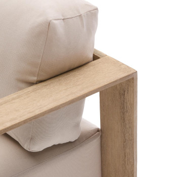 Ambra 2-sitssoffa i massivt akaciaträ med ljus finish, 174 cm, FSC 100%