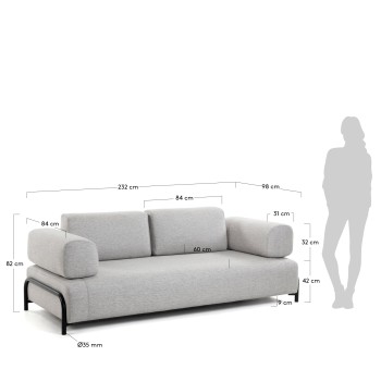 Compo 3-sits soffa