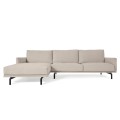 Galene 3-sitssoffa med vänster schäslong, beige, 254 cm