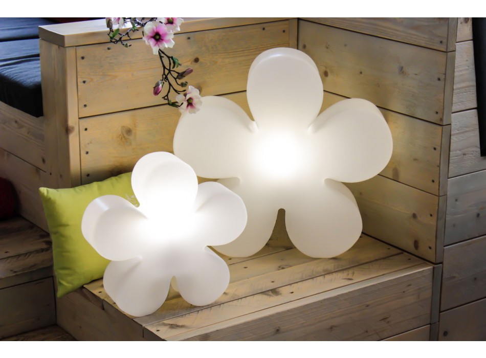 Lysande blomma 40cm 32404W 8 säsonger design