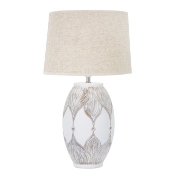 ATHENS OVAL BORDLAMPA I HARTS