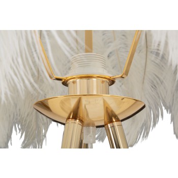 Fjäderstativ golvlampa