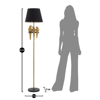 GOLVLAMPA MED PAPEGÖJA