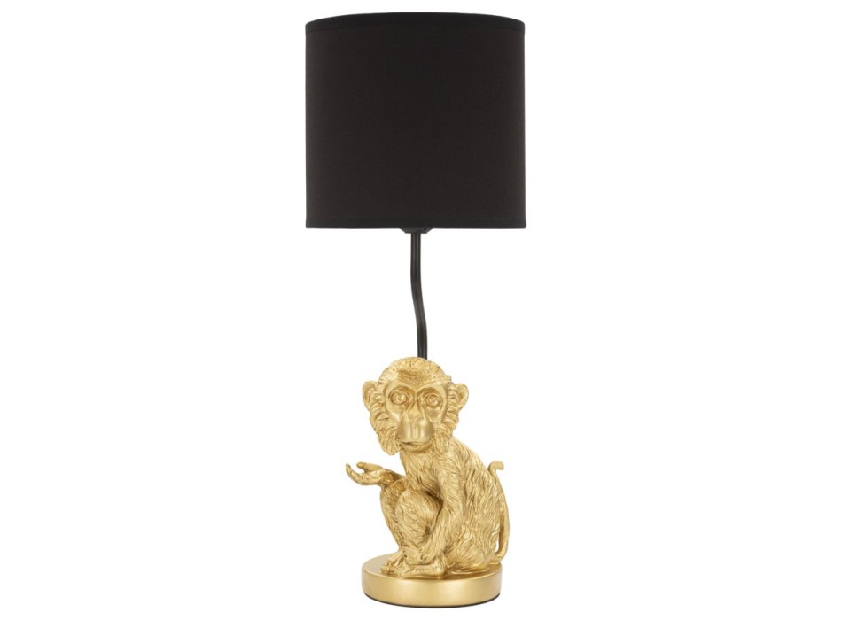 Sittande apa-lampa