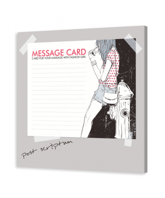 Svart tavla MEDDELANDEKORT G2404 PINTDECOR