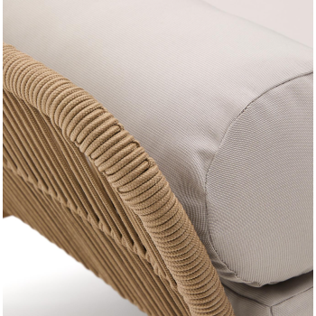 Catalina grå spjälsäng tillverkad av rep och massivt akaciaträ FSC 100%