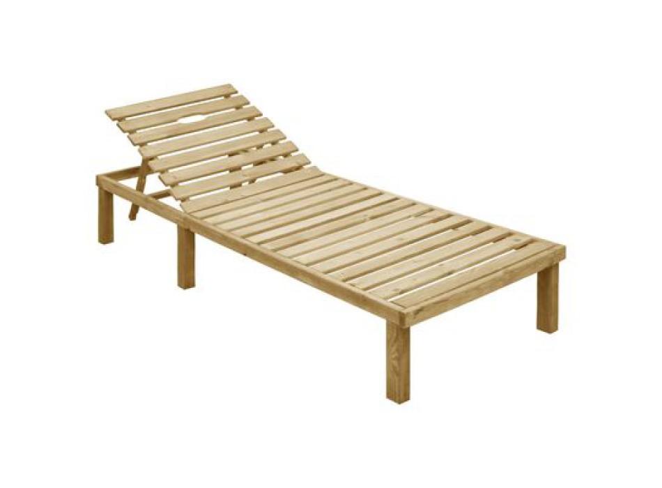 Solsäng i impregnerad furu