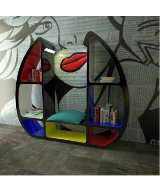 SHELLEY BOKHYLLA I ADAMANTX ZAD 