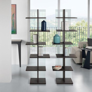 Step transparent glasbokhylla 0/79 PEZZANI